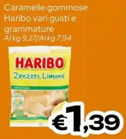 MAX Supermercati Haribo Zenzero Limone offerta