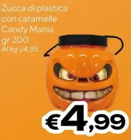 MAX Supermercati Zucca di plastica Candy Mania offerta
