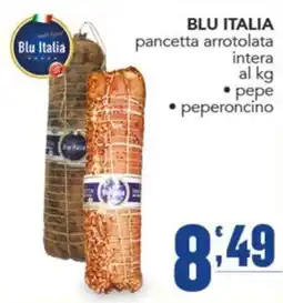 Gruppo di Palo Blu Italia pancetta arrotolata intera offerta