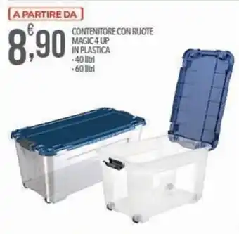 Contenitore con ruote Magic 4 Up