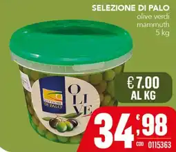 Gruppo di Palo Olive verdi mammut Selezione di Palo offerta