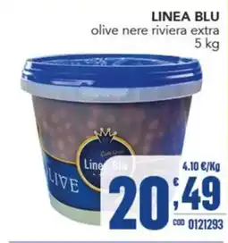 Gruppo di Palo Linea Blu olive nere riviera extra offerta