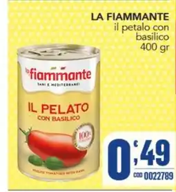 Gruppo di Palo La Fiammante il petalo con basilico offerta