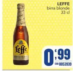 Gruppo di Palo Leffe birra blonde offerta