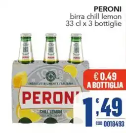 Gruppo di Palo Peroni birra chill lemon offerta