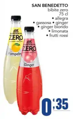 Gruppo di Palo San Benedetto bibite zero offerta
