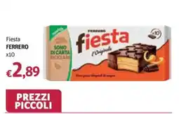 Futura Supermercati Fiesta Ferrero offerta