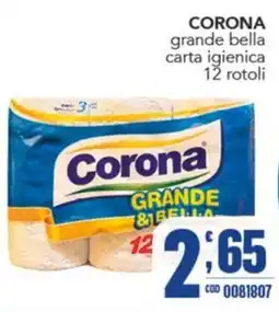 Gruppo di Palo Corona carta igienica grande bella offerta