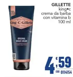 Gruppo di Palo Gillette king c crema da barba offerta