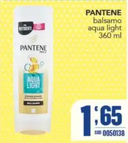 Gruppo di Palo Pantene balsamo aqua light offerta
