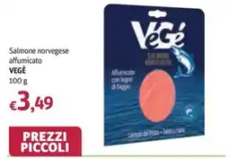 Futura Supermercati Salmone norvegese affumicato VEGÈ offerta