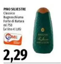 Emi Supermercati Pino Silvestre Bagnoschiuma Classico offerta
