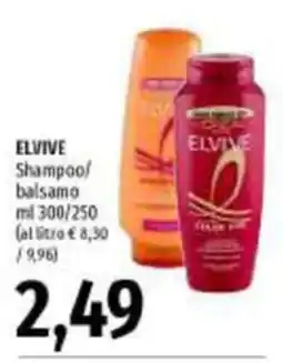 Emi Supermercati Elvive Shampoo/balsamo offerta