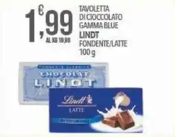 Iper Nonna Isa Tavoletta di cioccolato gamma blue Lindt fondente/latte offerta