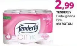 Irys Tenderly carta igienica pink offerta