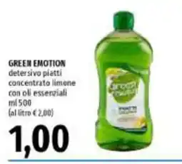 Emi Supermercati Green Emotion detergente piatti concentrato limone offerta
