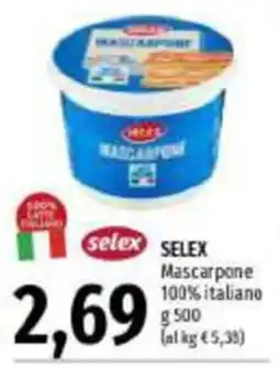 Emi Supermercati Selex Mascarpone offerta