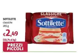 Futura Supermercati Sottilette classiche offerta