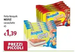 Futura Supermercati Fetta Nesquik cacao/latte offerta