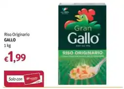 Futura Supermercati Riso Originario Gallo offerta
