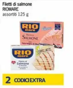 Futura Supermercati Filetti di salmone RIOMARE offerta