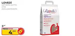 Arcaplanet Lovedì lettiera gatto agglomerante offerta