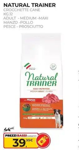 Arcaplanet Natural Trainer crocchette cane offerta