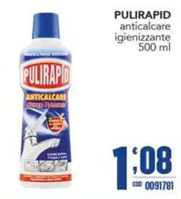 Gruppo di Palo Pulirapid anticalcare igienizzante offerta
