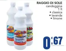 Gruppo di Palo Raggio di Sole candeggina offerta