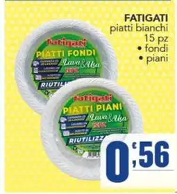 Gruppo di Palo Fatigati piatti bianchi offerta