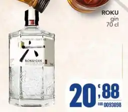 Gruppo di Palo Roku gin offerta