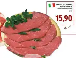 Emi Supermercati Fettine sceltissime bovino adulto offerta