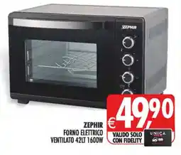 Deco Iperstore Forno elettrico ventilato ZEPHIR offerta