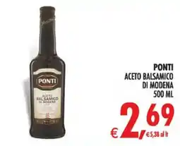 Deco Iperstore Ponti Aceto Balsamico di Modena offerta
