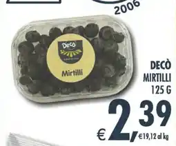 Deco Iperstore Decò Mirtilli offerta