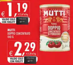 Deco Iperstore Mutti doppio concentrato offerta