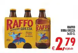 Deco Iperstore Raffo birra grezza offerta
