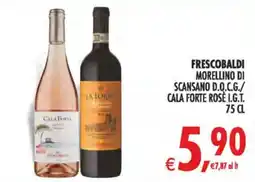 Deco Iperstore Frescobaldi Morellino di Scansano D.O.C.G./Cala Forte Rosé I.G.T. offerta