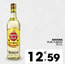 IperSisa Havana Club rum 3 años offerta