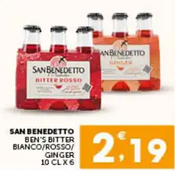 IperSisa San Benedetto Ben's Bitter Bianco/Rosso/Ginger offerta