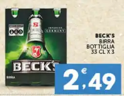 IperSisa Beck's birra offerta