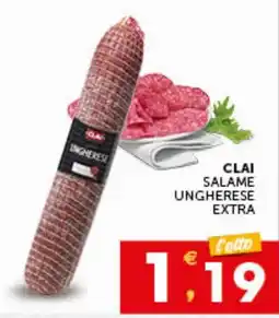 IperSisa Clai salame ungherese extra offerta