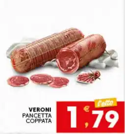 IperSisa Veroni Pancetta Coppata offerta
