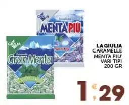 IperSisa La Giulia caramelle menta piu' vari tipi offerta