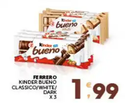 IperSisa Ferrero Kinder Bueno offerta