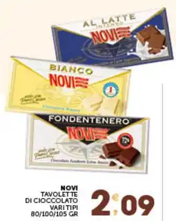 IperSisa Tavolette di cioccolato Novi offerta