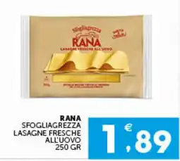 IperSisa Rana sfogliarezza lasagne fresche all'uovo offerta