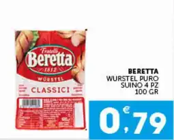 IperSisa Würstel classici Beretta offerta