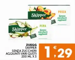IperSisa Zuegg Skipper senza zuccheri aggiunti offerta
