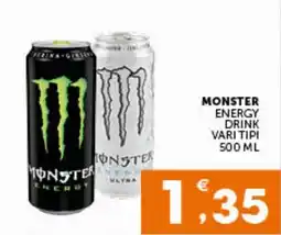 IperSisa Monster Energy Drink vari tipi offerta